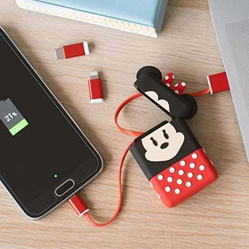 Kabelis USB Thumbs Up USB-A - USB-C + microUSB + Lightning 0,6 m raudona-juoda (1002591)