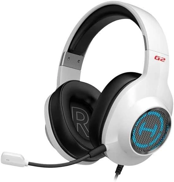 Ausinės Edifier | G2 II | su laidu | Over-Ear | Mikrofonas | Baltas