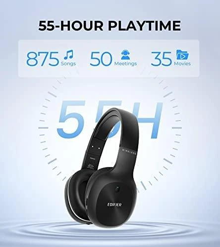 Belaidės ausinės Edifier W800BT Plus, Juodos spalvos