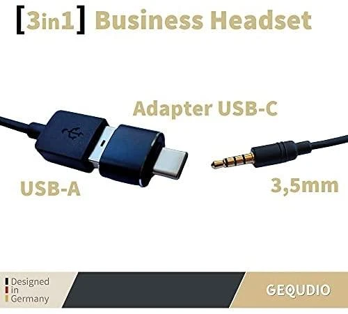 GEQUDIO WA9007 3in1 adapteris ir 3,5mm jungtis