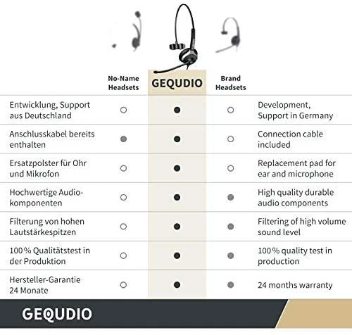 Ausinės GEQUDIO WA9007 (WA9007)
