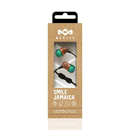 Ausinės Marley | Earbuds | Smile Jamaica | su laidu | į ausis įkišamos | Mikrofonas | Rasta