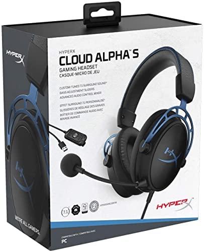 KINGSTON HyperX Cloud Alpha S - Ausinės Žaidimams Mėlyna | Varle.lt