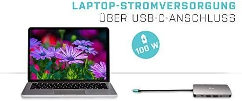 I-TEC USB-C metalinis nano dokas 2xDP 1xHDMI 1xGLAN 1xgarsas / mikrofonas 2xUSB 3.1 2xUSB 2.0 1xUSB-C duomenys 1xUSB-C 100W PD