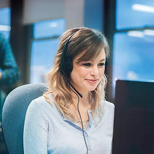 Jabra Biz 1500 Duo QD - Ausinės - su lankeliu ant galvos - Office/Call center - Juodas - Dvipusės - 0.95 m