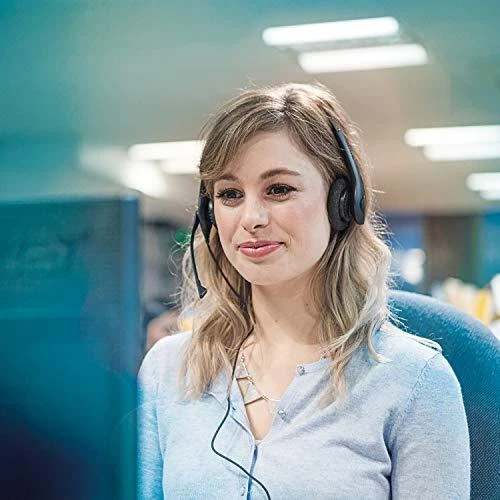 Jabra Biz 1500 Duo QD - Ausinės - su lankeliu ant galvos - Office/Call center - Juodas - Dvipusės - 0.95 m