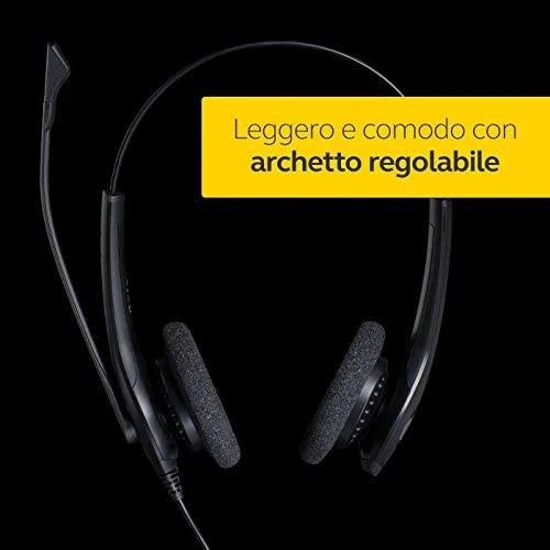 Jabra Biz 1500 Duo QD - Ausinės - su lankeliu ant galvos - Office/Call center - Juodas - Dvipusės - 0.95 m