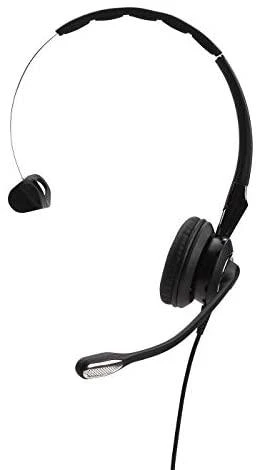 Ausinės - Jabra BIZ 2400 II Mono Kaklo Juosta Juoda/Pilka