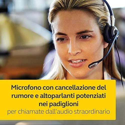 Ausinės - Jabra BIZ 2400 II Mono Kaklo Juosta Juoda/Pilka