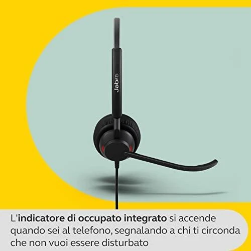 Inline Jabra Engage 40 Link, Ausinės - juodas, Mono, UC, USB-A