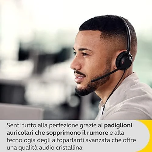 Inline Jabra Engage 40 Link, Ausinės - juodas, Mono, UC, USB-A