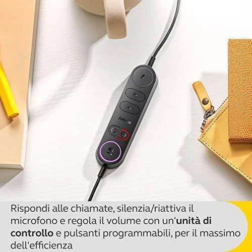 Ausinės JABRA Engage 40 Inline Link Stereo USB-A MS