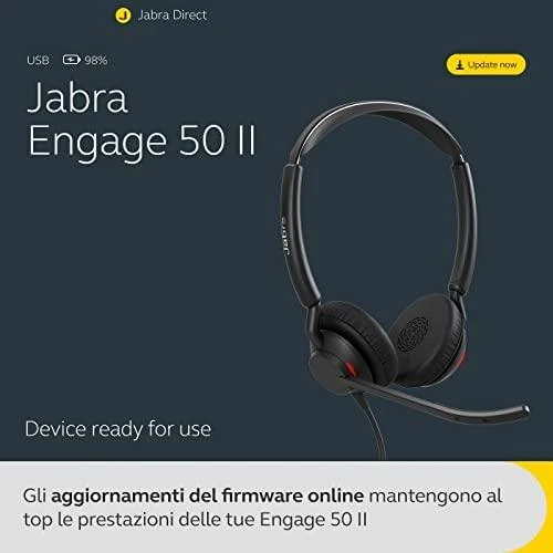Ausinės JABRA ENGAGE 50 II LINK STEREO - USB-A UC