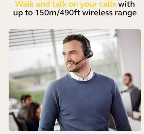 JABRA Engage 55 Stereo Ausinės on-ear DECT belaidės Optimised skirta Microsoft Teams