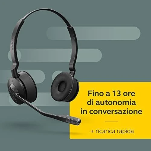 JABRA Engage 65 Stereo Ausinės on-ear DECT belaidės skirta Engage 55 Stereo