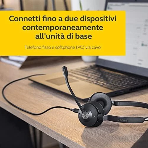 JABRA Engage 65 Stereo Ausinės on-ear DECT belaidės skirta Engage 55 Stereo