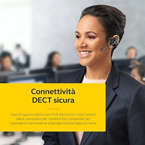 Ausinės Ausin. Jabra Engage 75 Mono 9556-583-111 (Pažeista pakuotė)