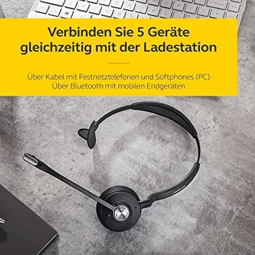 Ausinės Ausin. Jabra Engage 75 Mono 9556-583-111 (Pažeista pakuotė)