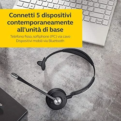 Ausinės Ausin. Jabra Engage 75 Mono 9556-583-111 (Pažeista pakuotė)