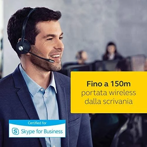 Ausinės Ausin. Jabra Engage 75 Mono 9556-583-111 (Pažeista pakuotė)