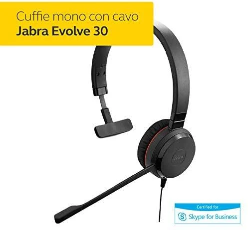 Ausinės JABRA EVOLVE 30 II Mono MS