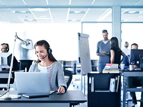 Ausinės Grandstream JABRA EVOLVE 40 MS Stereo USB su lankeliu ant galvos triukšmo slopinimas USB jungtis su užtildymo mygtuku ir garsumo valdymu ant laido