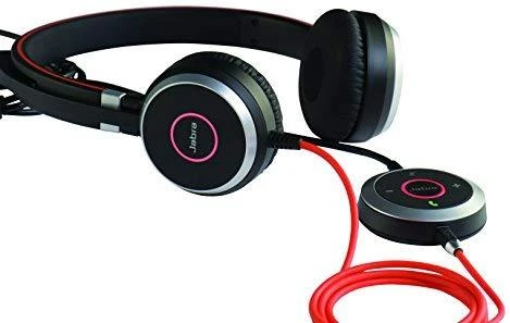 Ausinės Grandstream JABRA EVOLVE 40 MS Stereo USB su lankeliu ant galvos triukšmo slopinimas USB jungtis su užtildymo mygtuku ir garsumo valdymu ant laido