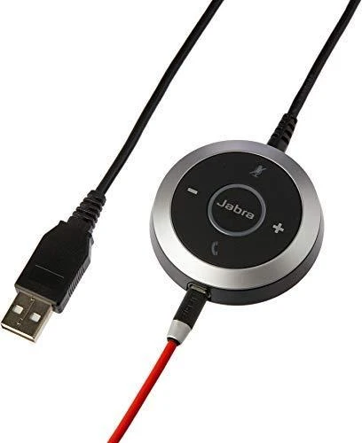 Ausinės Grandstream JABRA EVOLVE 40 MS Stereo USB su lankeliu ant galvos triukšmo slopinimas USB jungtis su užtildymo mygtuku ir garsumo valdymu ant laido