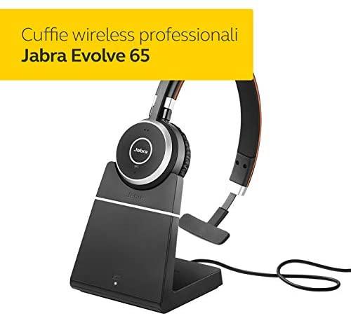 Ausinės Jabra Evolve 65 UC Mono + įkrovimo stovas