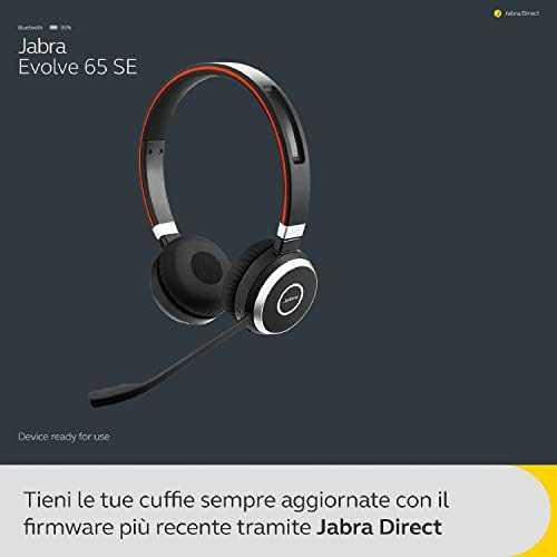 Ausinės Jabra Evolve 65 SE - UC Mono su įkrovimo stovais
