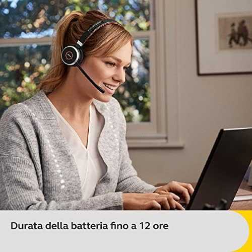 Ausinės Jabra Evolve 65 SE - UC Mono su įkrovimo stovais