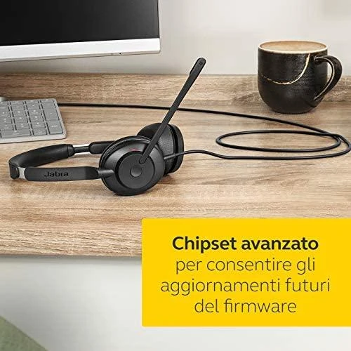 Jabra Evolve2 30 UC Stereo USB-A - su laidu ant ausų dedamos ausinės