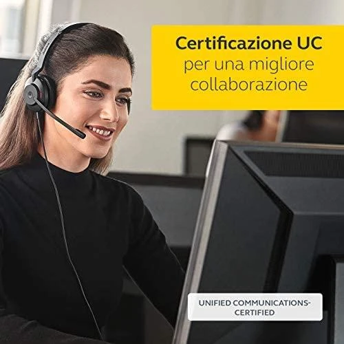 Jabra Evolve2 30 UC Stereo USB-A - su laidu ant ausų dedamos ausinės