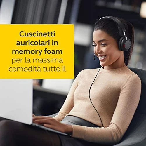 Ausinės JABRA Evolve2 40 USB-C MS Stereo
