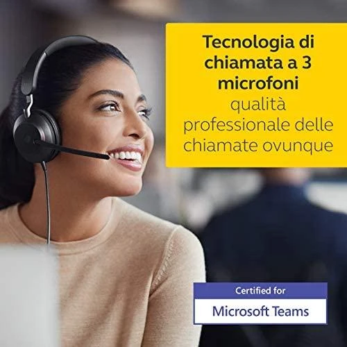 Ausinės JABRA Evolve2 40 USB-C MS Stereo