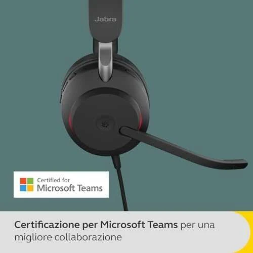 Ausinės Jabra Evolve2 40 SE USB-C MS Mono Evolve2 40 USB-C Mono MS minkštas maišelis