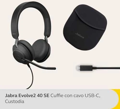 Jabra Evolve2 40 SE UC Stereo - Ausinės