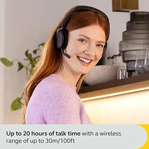 JABRA Evolve2 65 Flex MS Stereo Ausinės on-ear Bluetooth belaidės aktyvus triukšmo slopinimas USB-A juodas Certified skirta Microsoft Te
