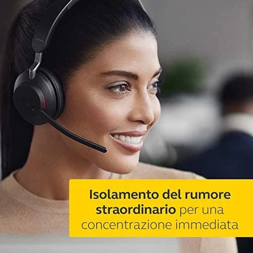 Ausinės Jabra Evolve2 65 Mono UC + Link 380a, juodas