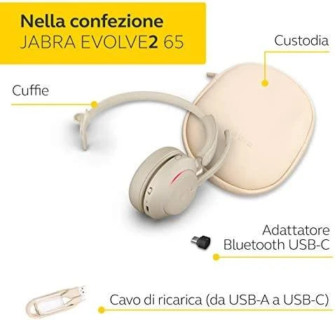 Ausinės Jabra Evolve2 65