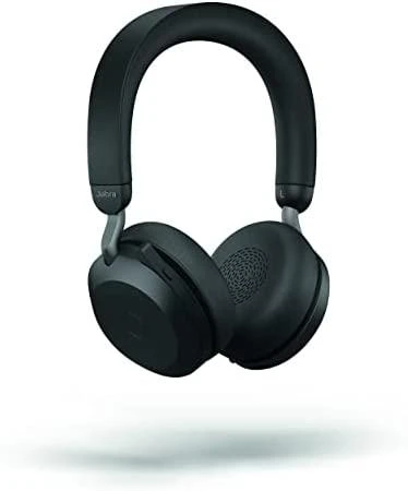 JABRA Evolve2 75 Ausinės on-ear Bluetooth belaidės aktyvus triukšmo slopinimas USB-A noise isolating juodas Optimised skirta UC