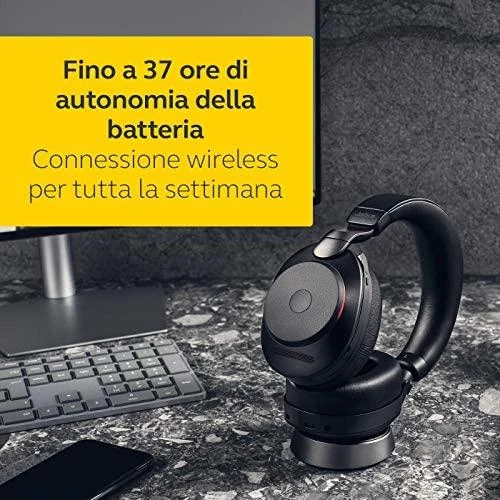 Belaidės ausinės Jabra Evolve2 85, Juodos