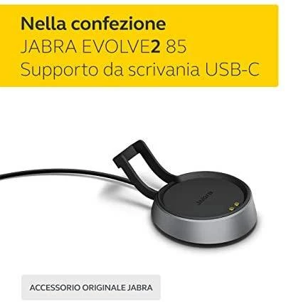 Jabra Ladestnder fr Evolve2 85 MS Stereo - Juodas