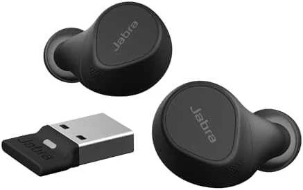 Jabra Evolve2 Buds ausinės su USB adapteriu