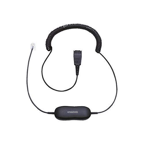 Jabra GN 1200 Anschlusskabel Smart Cord QD auf RJ9/10 spiral