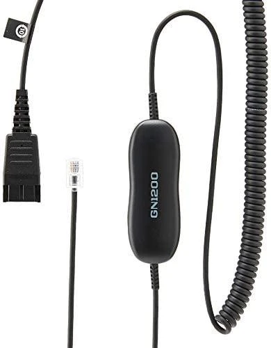 Jabra GN 1200 Anschlusskabel Smart Cord QD auf RJ9/10 spiral