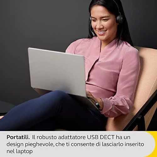 „Jabra Link 400c“ tinklo adapteris, USB-C, DECT, skirtas „Engage 55 Convertible 55 Mono 55 Stereo“