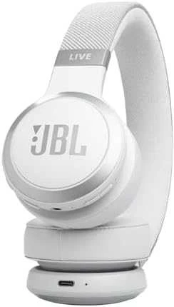 JBL Live 670NC belaidės ausinės, Baltos