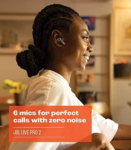 Belaidės ausinės JBL Live Pro 2 TWS, Juodos