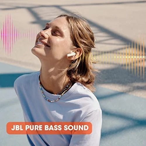 JBL Tune 230 NC ausinės, Baltos